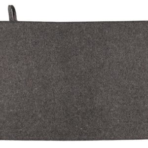 4Living sauna zitkussen vilt 33 x 49,5 cm - Grijs